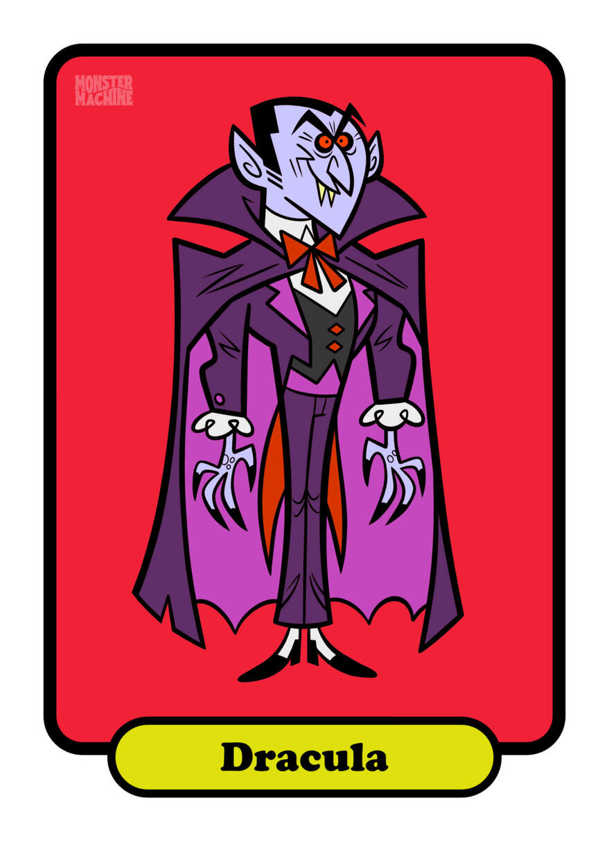Dracula Art Print, 5 x 7 inch