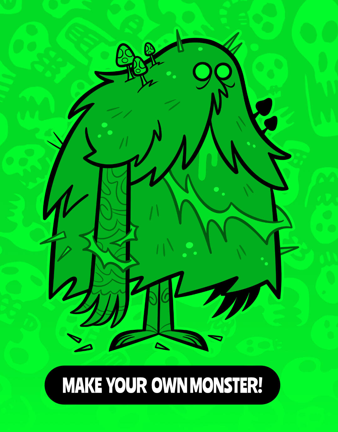 Mad Scientist Cartoon Character