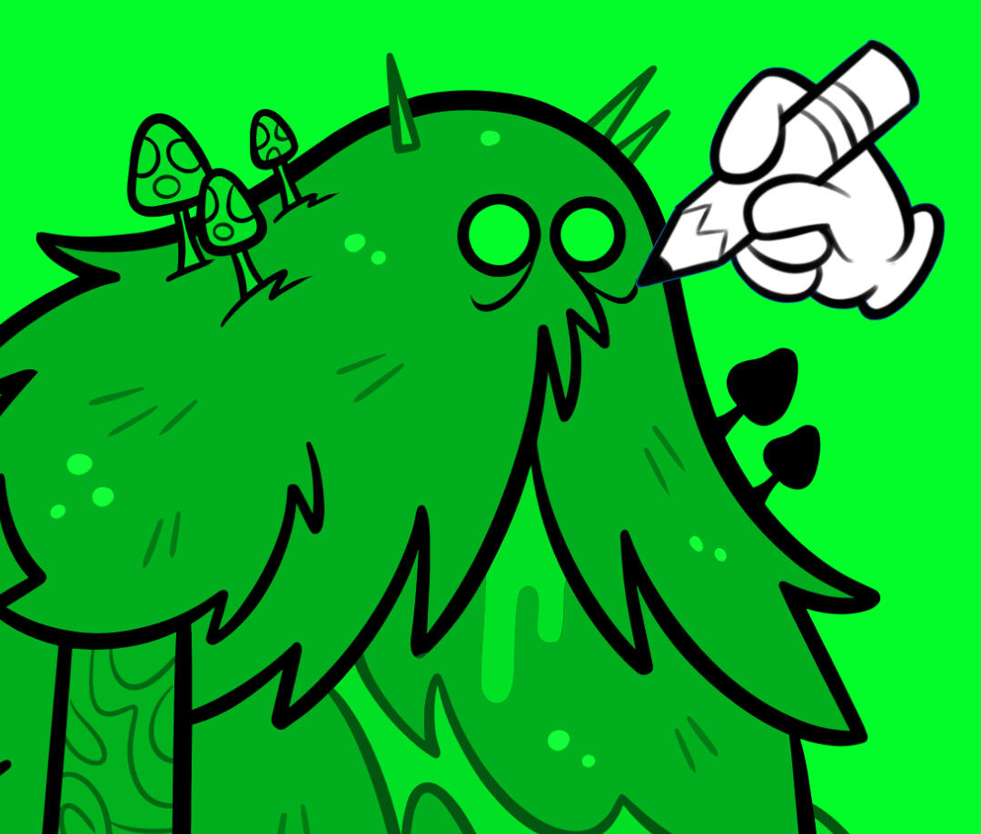 Mad Scientist Cartoon Character